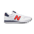 Sneakers bianche e blu in similpelle e tessuto con logo laterale New Balance 500, Brand, SKU s323000135, Immagine 0